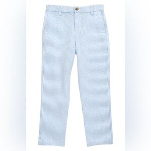 Boys Vineyard Vines Blue and White Striped Seersucker Pants